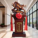 卓饰牛摆件开业乔迁礼品大型落地送公司酒店大堂饭店庆典办公室工艺品 1.46米高天道酬勤牛