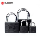 梅花锁 （BLOSSOM LOCK） 单铸锁防水防锈锁防盗仓库铁挂锁挂锁铜芯 单铸32mm【3个钥匙】