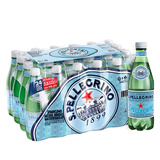 圣培露（S.Pellegrino）意大利进口含气矿泉水气泡水纯净饮用水气泡水 圣培露24瓶塑料瓶 临期
