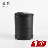 番易烟灰缸/车载A1ZO-创意个性多功能车子烟缸带盖灯车子内饰品 常规带灯款1个