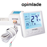 opimlade 品牌直供有线无线壁挂炉温控器室内温控器wifi可编程app控制 8606RS无线款温控器