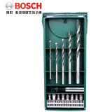 博世（Bosch）金工木工石工钻头批头套筒混合套装 14件套