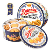 皇冠（danisa）丹麦曲奇饼干200g罐装 母亲节出游囤货零食 印尼进口