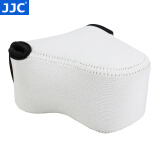 JJC 相机内胆包 保护收纳套 适用于佳能EOS R7 R10+18-45mm M6 M100 M3 M200 M10 徕卡Q3 微单配件 OC-C2中号 灰色