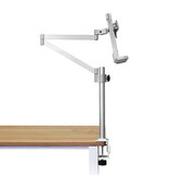 云之爵抬头看书架阅读架读书架懒人书架悬臂升降看书神器儿童立式桌面书支架考研读书阅读看书支架可调节书夹 桌面标准