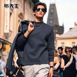 布先生热胆小高领厚款长袖打底白色T恤男春秋纯色打底衫上衣KT01878 【小高领】矿石灰 L /175