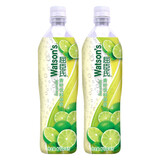屈臣氏（Watsons） 青柠饮料浓浆/屈臣氏柠檬饮料浓浆 750ml 预调酒 青柠浓缩汁 750mL*2瓶