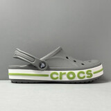 卡洛驰Crocs 贝雅夏季新款洞洞鞋男鞋凉鞋女鞋情侣防滑沙滩鞋休闲拖鞋 贝雅-灰绿 43