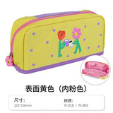 国誉（KOKUYO）站立式笔袋多功能大容量日本haco木野梦境小学初高中生文具盒帆布大号收纳包迪士尼联名限定铅笔袋 【塔卡沙联名】黄色