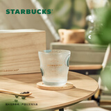星巴克（Starbucks）杯子玻璃杯薄荷绿系列玻璃杯水杯咖啡杯大容量男女士送礼礼物 玻璃杯配杯垫礼盒335ml