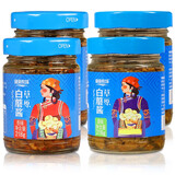 康新牧场 草原白蘑菇酱下饭酱拌饭酱 原味2瓶+香辣2瓶