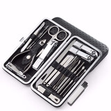 不锈钢指甲刀套装修脚刀指甲剪修理多用祛死皮工具实用可爱美甲指甲钳便携家用鹰嘴钳挑痘痘掏耳朵神器 20件套