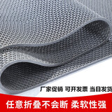 防滑地垫厨房厕所防滑垫浴室户外商用塑料pvc镂空防水垫脚垫门垫 灰色【5.0熟胶加密】 60宽*1米长【要几米拍几件】