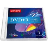 联想（Lenovo） 空白光盘 DVD-R刻录光盘  DVD+R车载数据16X 4.7G DVD+R 精致盒装（单片装）