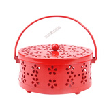 Getter创意复古蚊香盘蚊香盒盘架便携户外防火防烫安全带盖香薰炉蚊香盒