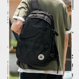 匡威（Converse）双肩包男2025春季新款经典款学生书包电脑包运动背包女10021138 10021138-A01/黑/46.5*31*15 以实物为准