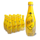 可口可乐（Coca-Cola）怡泉 +C 柠檬味汽水 碳酸饮料 400ml*12瓶 可口可乐出品