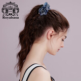 Royal sasa皇家莎莎头绳发饰复古头花简约森女系发圈仙女丸子头饰增发量