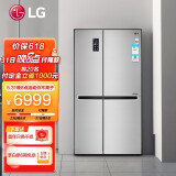 LG647升超大容量全抽屉冷冻对开门冰箱双开门 变频风冷无霜 WiFi操作 智能温控 以旧换新 钛灰银GR-B2471PAF