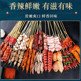 桃西村团建烧烤食材4-300人半成品羊肉串腌制烧烤套餐串串户外烧烤全羊 套餐一 4-6人170串5斤