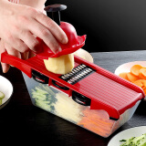 拜杰切丝器切菜神器土豆丝黄瓜萝卜擦丝器刨丝器切菜机 6刀带盒