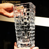 奈赫曼（NACHTMANN）德国原装进口水晶玻璃餐桌小花瓶茶几富贵竹插花客厅装饰 德国编制大号花瓶 28cm
