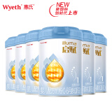 惠氏启赋（Wyeth）进口婴儿配方奶粉蓝钻1段（0-6月）810g*6 新国标