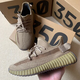 音奈音贾基椰子鞋男350满天星休闲鞋夏季莆田鞋运动网面软底跑步鞋 地球棕【真爆蓝盒装】 42