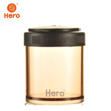 Hero便携密封罐咖啡豆粉储物罐干货零食简易收纳容器亚克力透明罐50g 便携式密封罐-可装50g咖啡粉