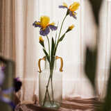 掬涵仿真鸢尾花梵高爱丽丝软装饰摆放假花高级感客厅室内花艺造型摆件 鸾(80cm)