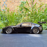 奥图亚AA 1:18阿斯顿ma丁 VANTAGE V12 GT3 跑车汽车模型车模收藏 黑色  81308
