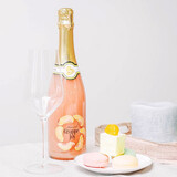 果悦桃子酒水果酒法国原瓶进口 微醺女士甜酒 预调鸡尾酒起泡酒气泡酒 桃子酒750mL1瓶