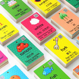 韵文识字英语单词卡片幼儿启蒙小学单词儿童早教英文点读笔字母音标认知卡 第1册1370词/含字母音标+外教课