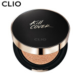 珂莱欧（Clio）CLIO气垫BB遮瑕保湿持久小磁铁控油持久不脱妆 小金盖 小磁铁3#象牙白+替换芯
