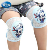 迪士尼（Disney） 婴儿护膝 夏季 薄款 学步宝宝爬行护膝套玩耍防摔儿童护膝 两用可调节海军米奇护膝1双
