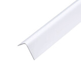 洛楚家居 光面PVC护墙角 墙角防撞条墙角保护条免打孔粘贴护墙角 墙纸收边线 白色1.2米成品 边宽2.5*2.5厘米 厚2.1毫米