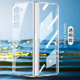 翎听 三星W24手机壳fold5幻影透明壳F9460折叠屏全包保护壳Zfold5壳膜一体心系天下 W24/Zfold5【全透明】幻影透明壳+壳膜一体