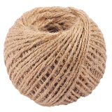 美外 麻绳手工diy照片墙麻绳花瓶装饰品编织辅料礼物包装复古粗细吊牌 90米一卷原色【2毫米粗】