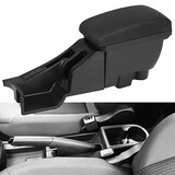 曼蒂瑞斯2013-2021款新桑塔纳扶手箱斯柯达昕锐专用中央手扶箱新捷达改装 单面板黑色黑线