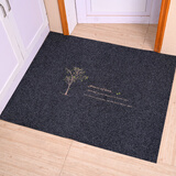 来去薄款定制入户大门口蹭土地垫进门家用脚垫玄关门厅除尘地垫可裁剪 灰色发财树 定制专拍（请先联系客服改价）