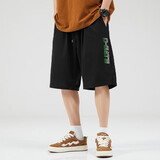 情缘贵族（QINGYUANGUIZU）大码夏天加肥加大胖子肥佬宽松五分短裤潮牌运动中裤子 AX60 6XL(260斤到280斤)