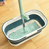 北杉（BEiSHAN）大号折叠洗拖把桶长方形涮墩布桶带轮大容量户外车载洗车钓鱼水桶