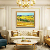 KS【好货】KS十字绣客厅梵高名画丰收横版风景田园挂画丰收的季节 11格4股Y612709丰收