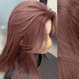 首品新款染发剂膏显白气质学生自己在家染发植物2026流行色男女染头膏 玫瑰雾粉【网红潮色】 中长发到胸两套带工具