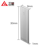 三量公制32-112件块规标准块0级1级一套卡尺千分尺校准块量块 JD436 1件0级（1mm）