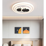 祎琳（yilin）led吸顶灯客厅灯灯具卧室灯现代简约卧室灯餐厅书房灯饰 苹果款50厘米三色72w