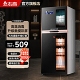 志高（CHIGO） 消毒柜家用小型立式厨房碗筷 茶杯消毒收纳柜婴儿奶瓶餐具消毒 商用大容量消毒碗柜 二星级 85L 五层彩屏