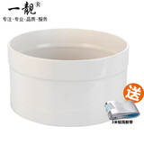 一靓抽油烟机排烟管变径大小转换接头变160PVC排风管 通风排气管变径圈排风管转换头 油烟机出口直径160变160PVC圆管+3米胶带