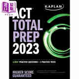 ACT Total Prep 2023 卡普兰ACT考试指南2023 英文原版教材 ACT考试备考
