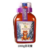 冬熊俄罗斯原装进口蜂蜜 椴树蜜百花蜜天然结晶雪蜜大瓶装 冲调水饮 冬熊百花蜜 1000g*1罐